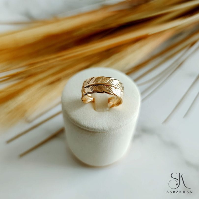 HAYA OPEN-LEAF RING - Image 2