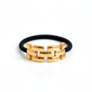 18k Gold Plated hair cuffs on display