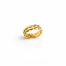 18K gold plated ring Mona Ring by SABZKHAN